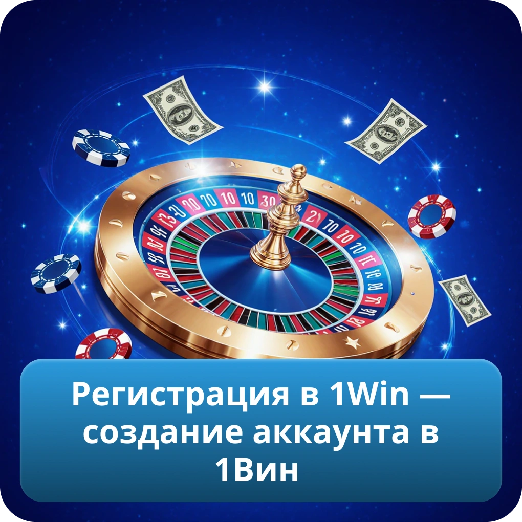Регистрация в 1Win — создание аккаунта в 1Вин